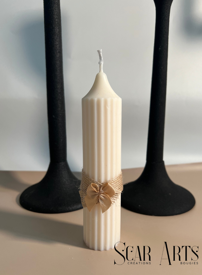 Bougie mini pilier élégance