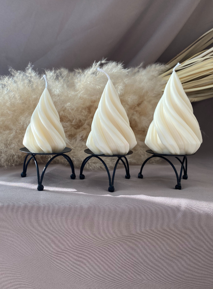 Bougie SAPIN SPIRALE