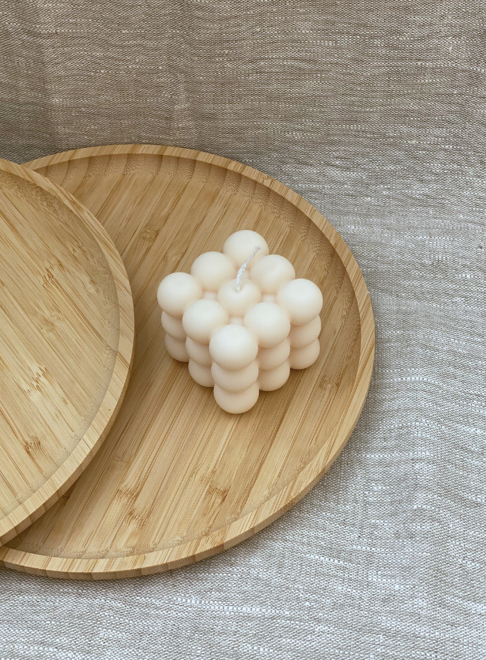 Bougie Cube de Perles