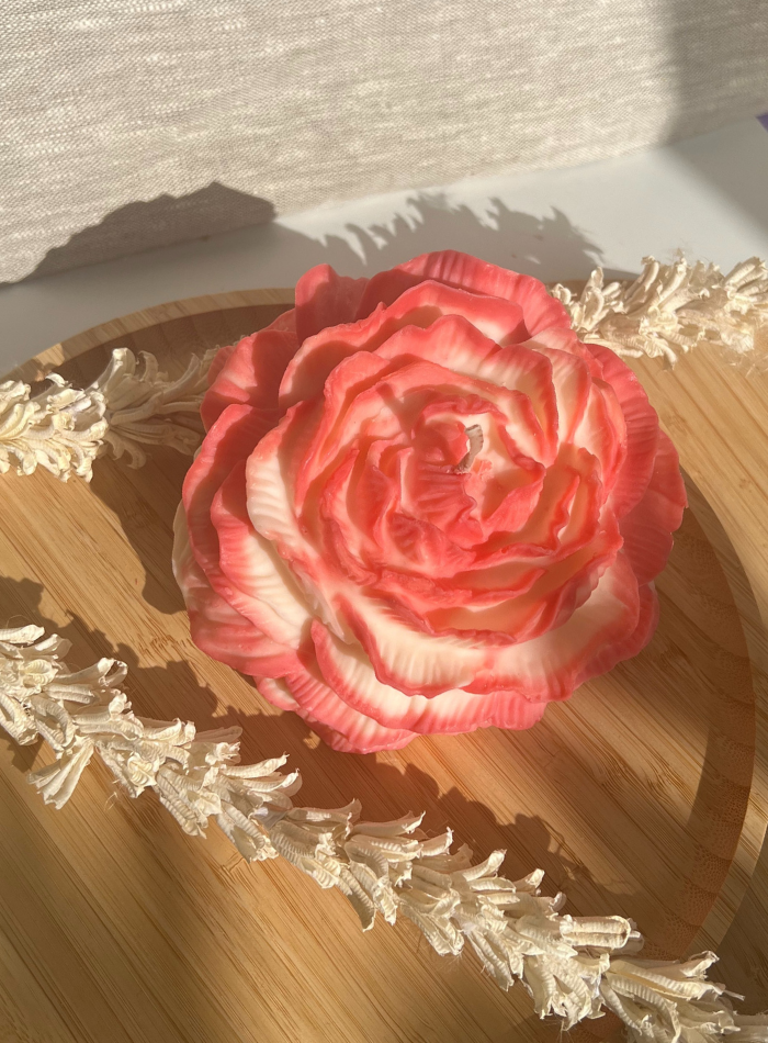 Bougie Fleur La Grande Pivoine