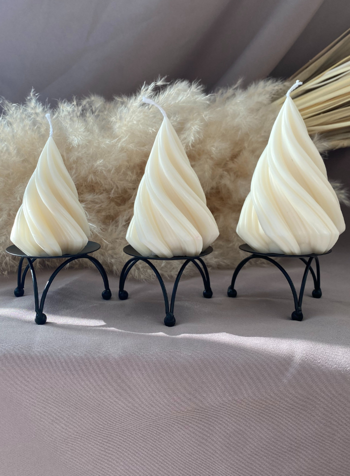 Bougie SAPIN SPIRALE