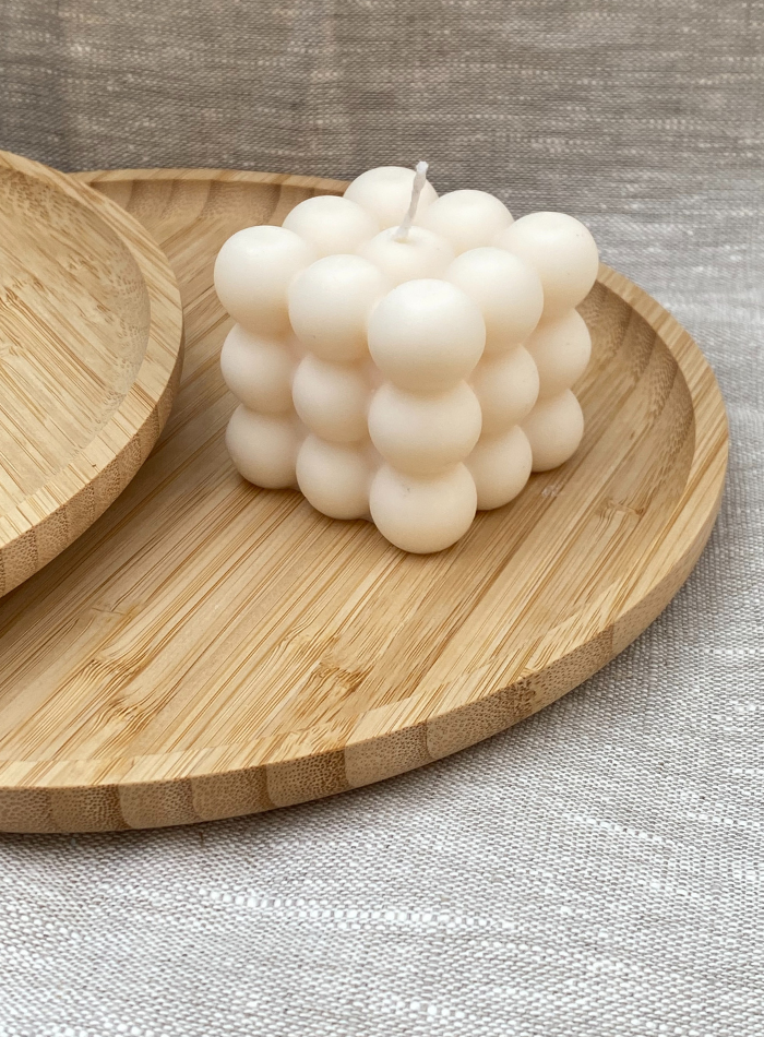 Bougie Cube de Perles