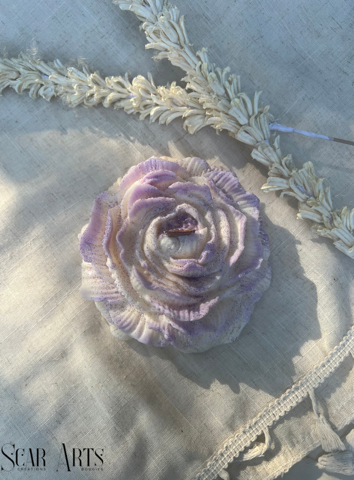 Bougie Fleur La Grande Pivoine