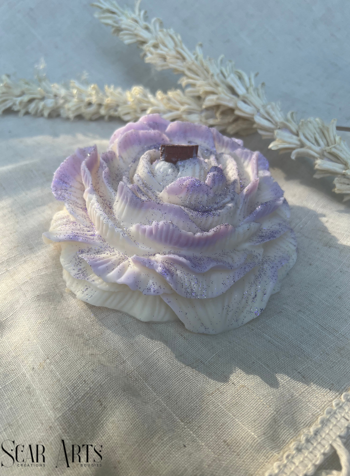 Bougie Fleur La Grande Pivoine