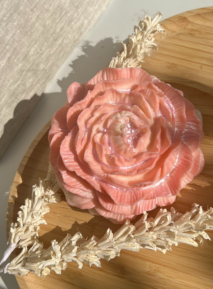 Bougie Fleur La Grande Pivoine