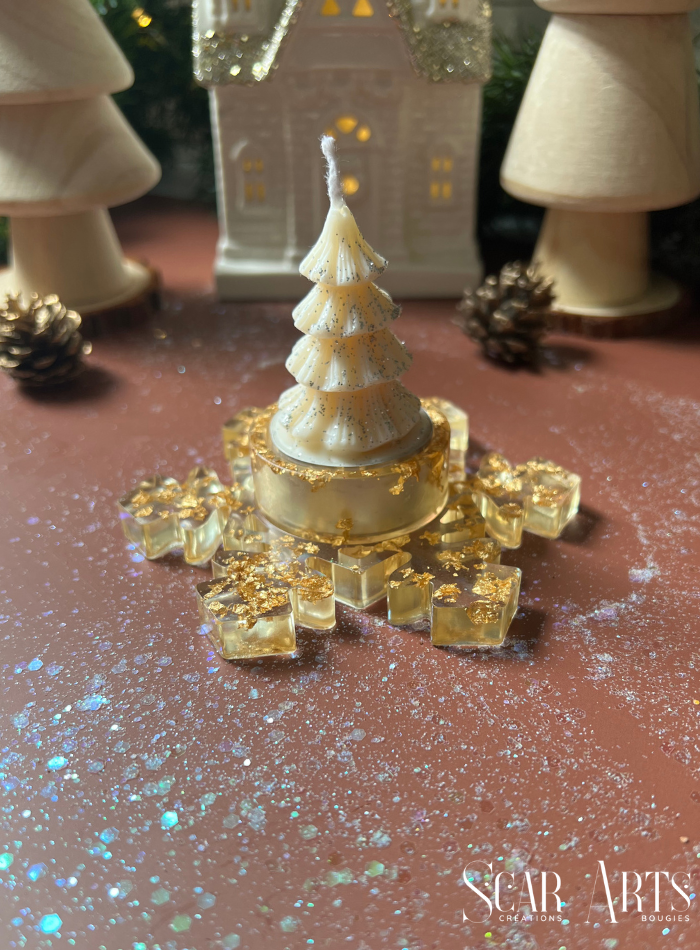 Bougeoir Flocon de neige