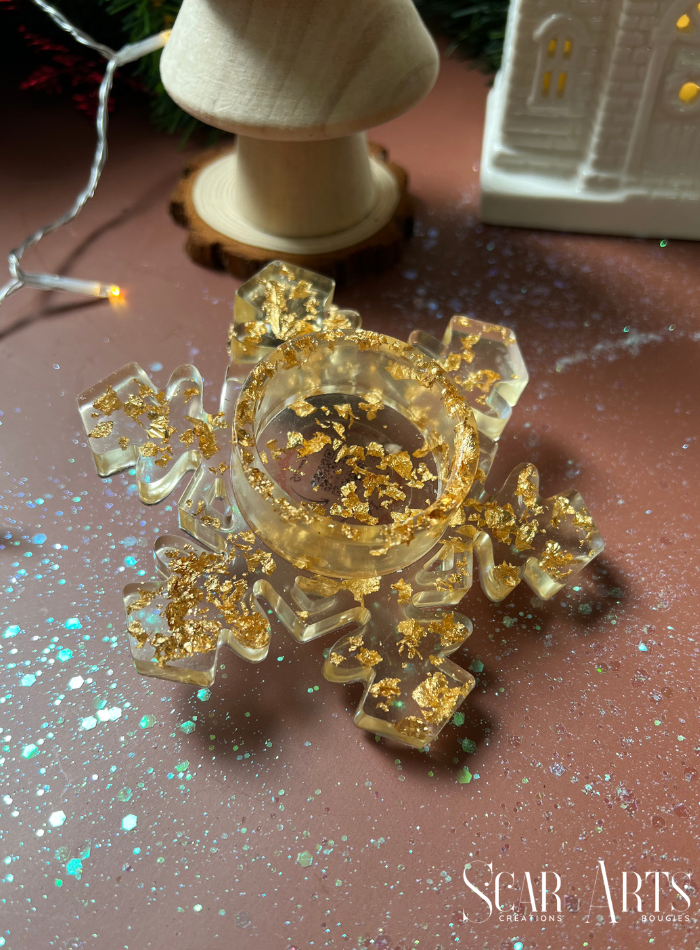 Bougeoir Flocon de neige