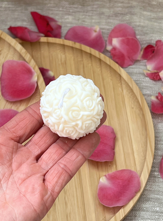 Bougie Boule de Roses "La Petite"