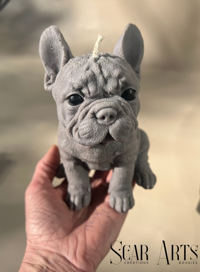 Bougie Chien Bouledogue Français