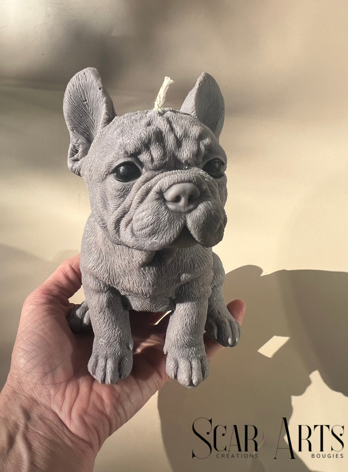 Bougie Chien Bouledogue Français