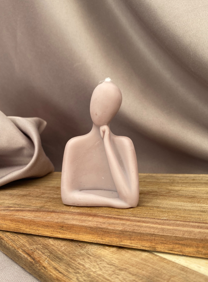 Bougie Buste Abstrait