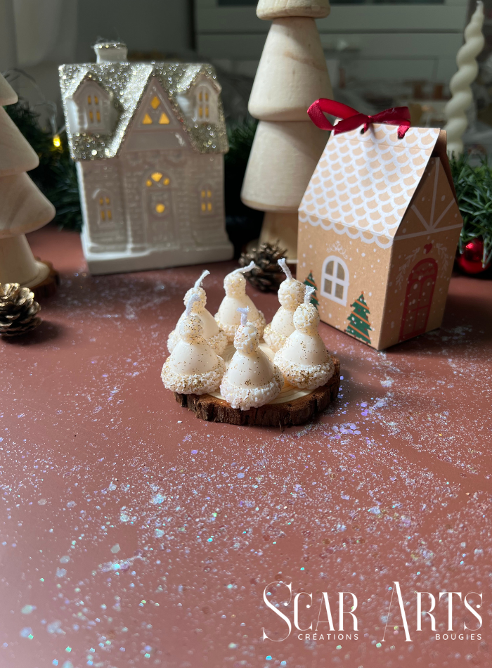 Bougie BONNET DE NOEL