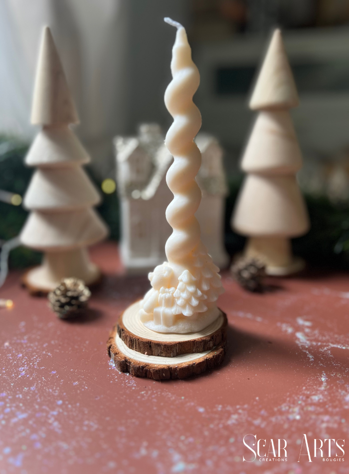 Bougie CIERGE DE NOEL