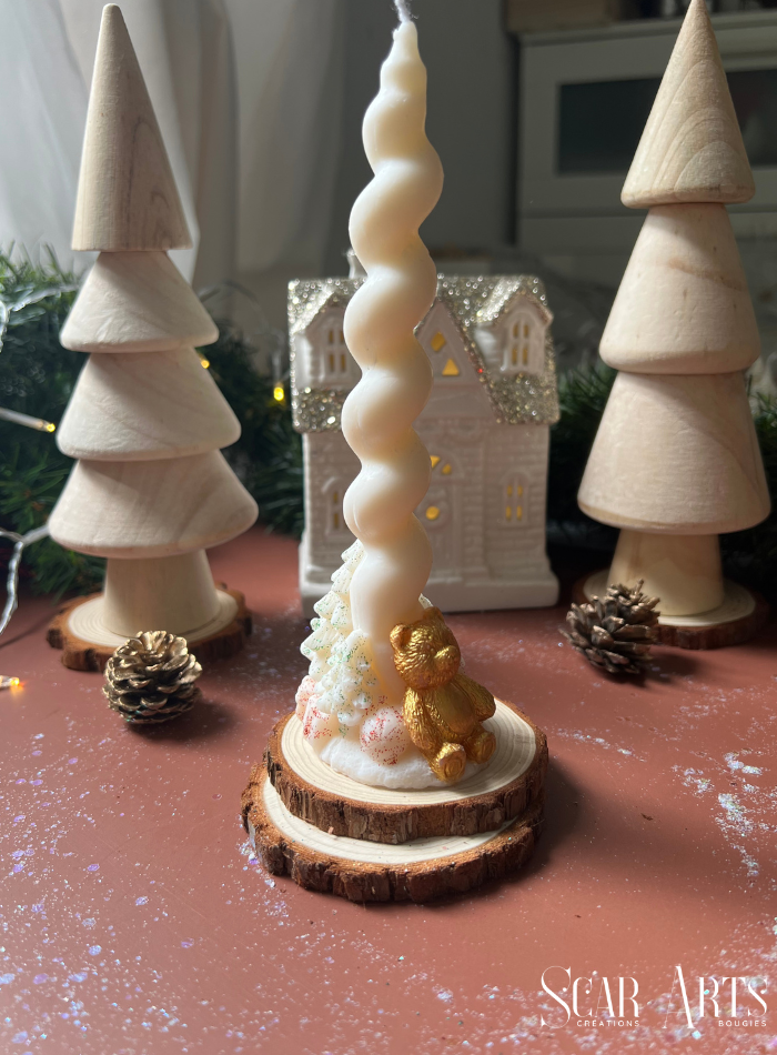 Bougie CIERGE DE NOEL