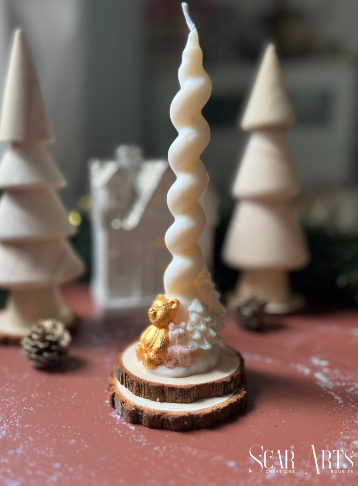 Bougie CIERGE DE NOEL