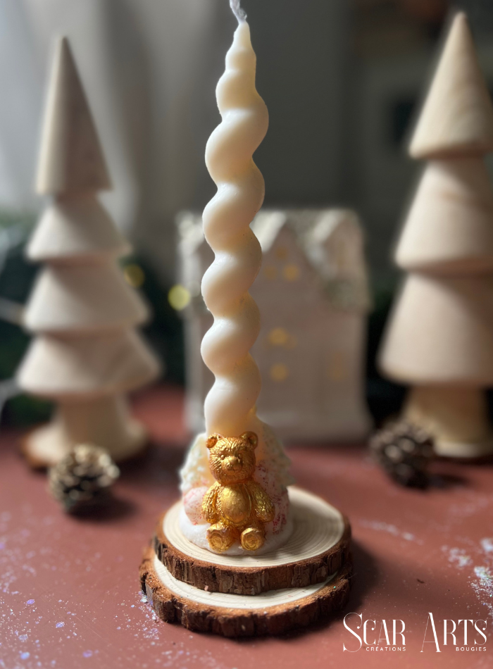 Bougie CIERGE DE NOEL