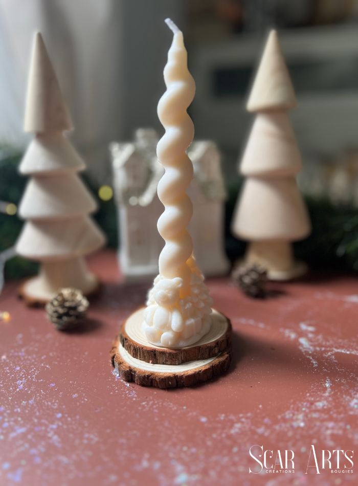 Bougie CIERGE DE NOEL