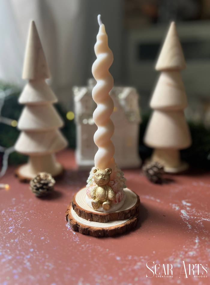 Bougie CIERGE DE NOEL