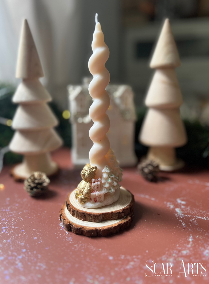 Bougie CIERGE DE NOEL