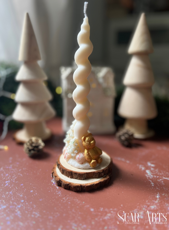 Bougie CIERGE DE NOEL