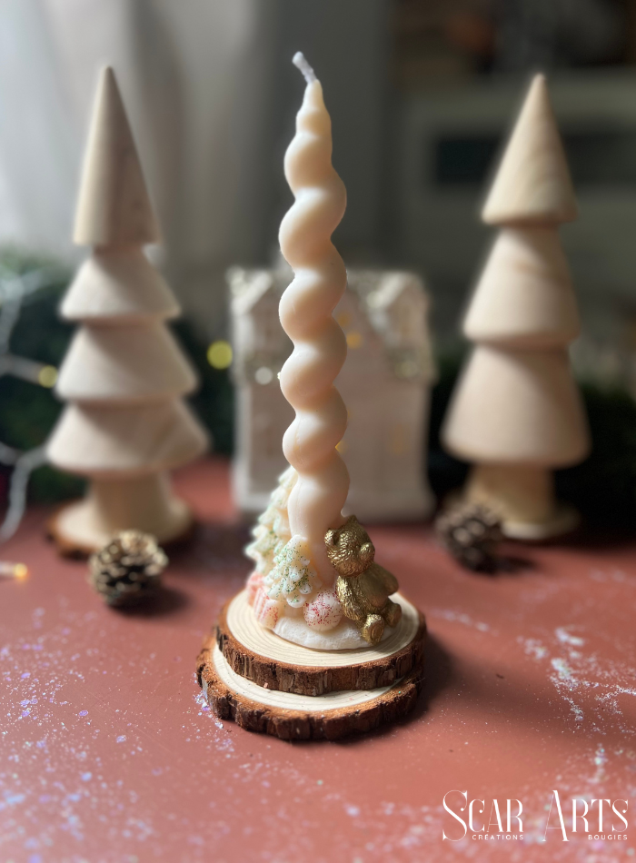 Bougie CIERGE DE NOEL