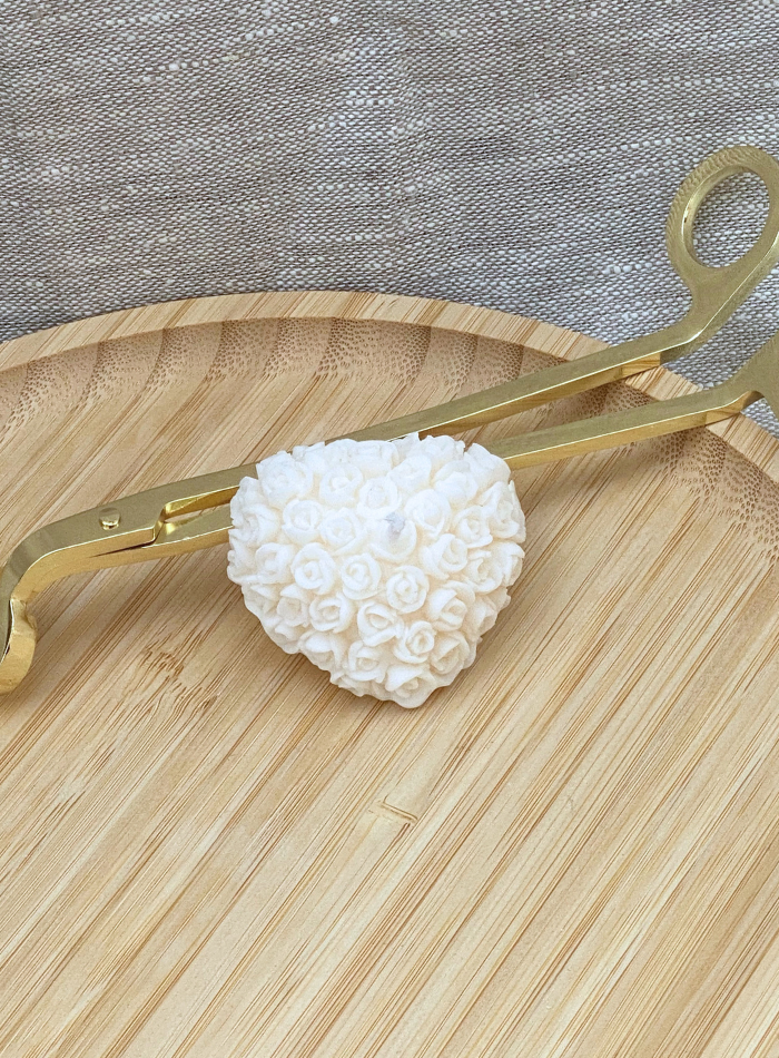 Bougie Coeur de Fleurs