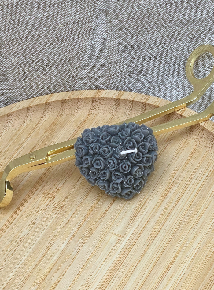 Bougie Coeur de Fleurs