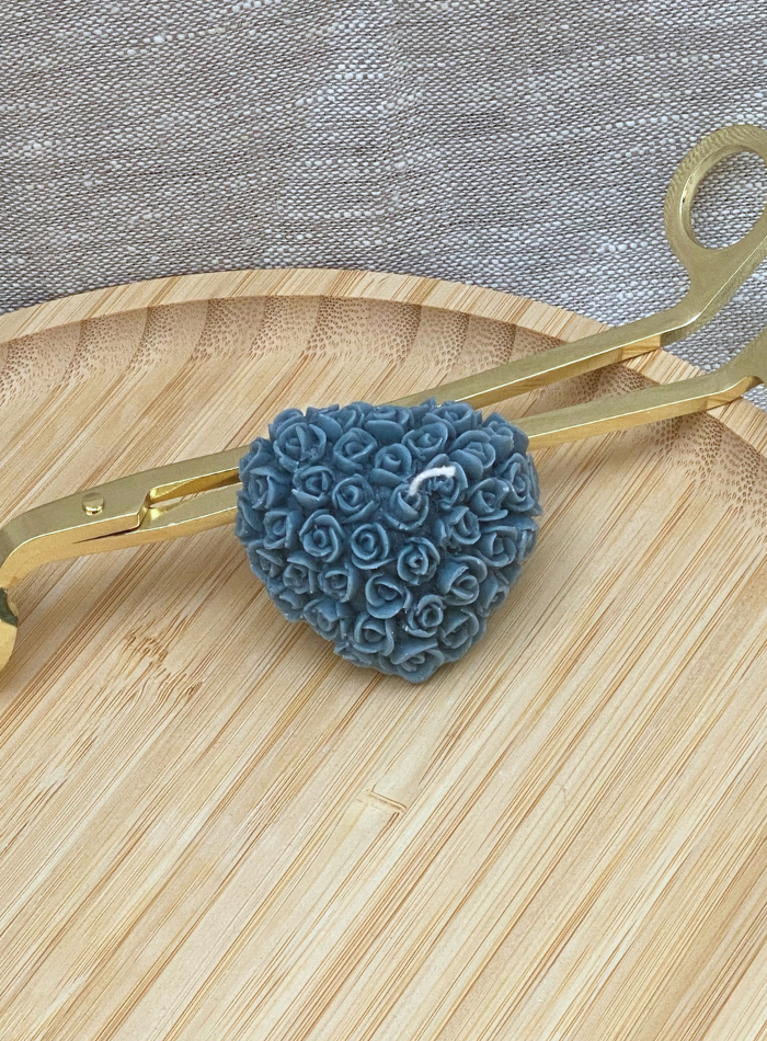 Bougie Coeur de Fleurs