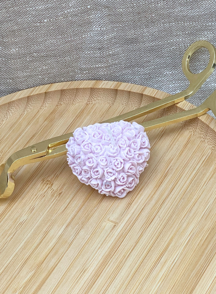 Bougie Coeur de Fleurs