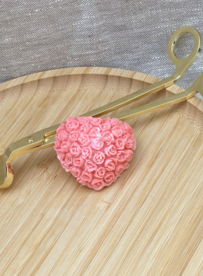 Bougie Coeur de Fleurs