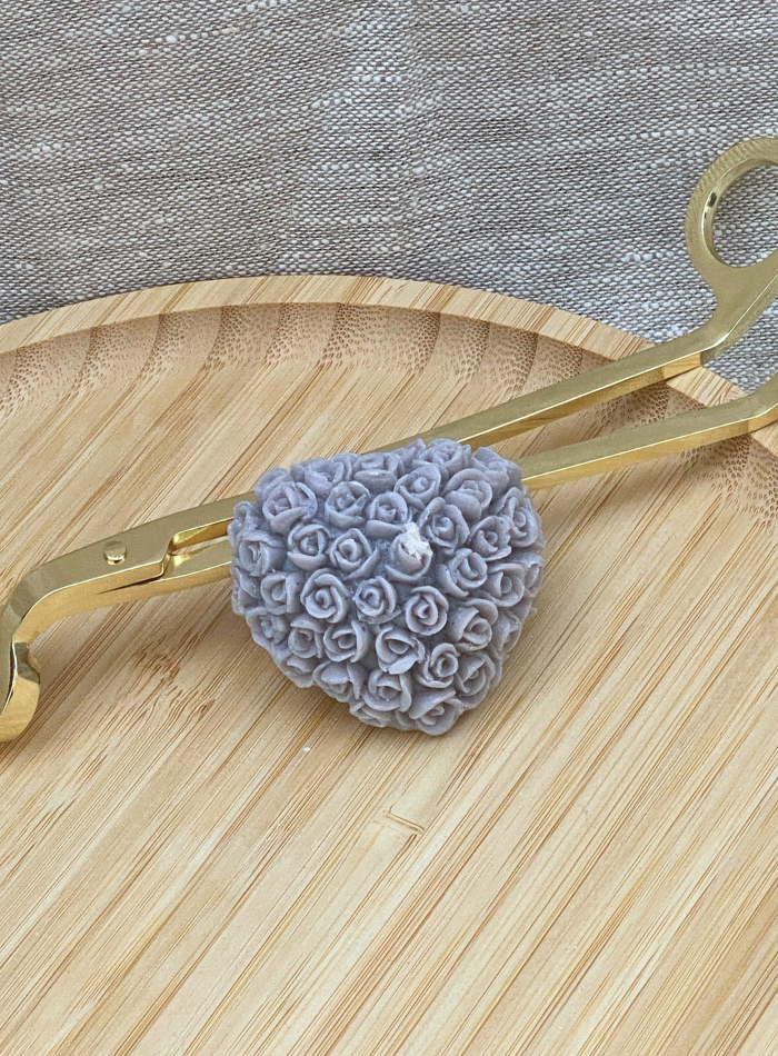 Bougie Coeur de Fleurs