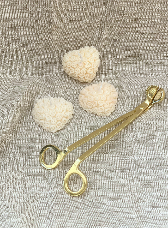 Bougie Coeur de Fleurs