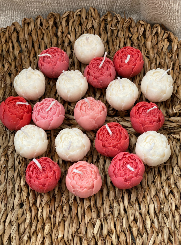 Bougie Fleur La Petite Pivoine