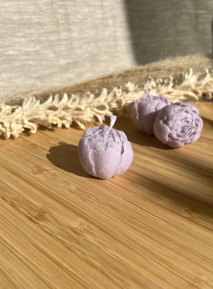 Bougie Fleur La Petite Pivoine