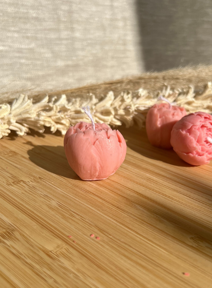 Bougie Fleur La Petite Pivoine