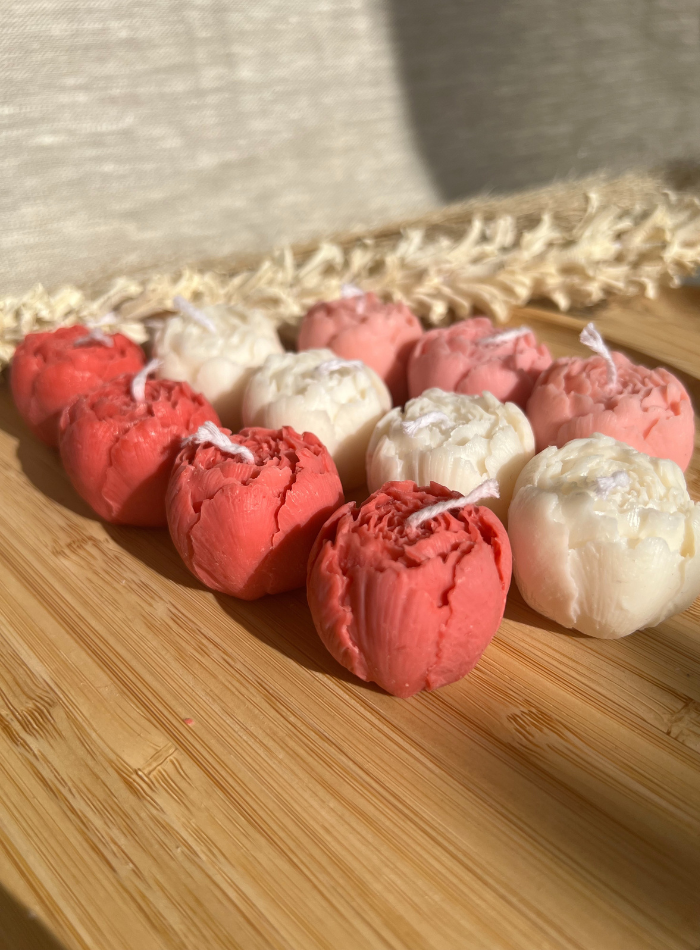 Bougie Fleur La Petite Pivoine