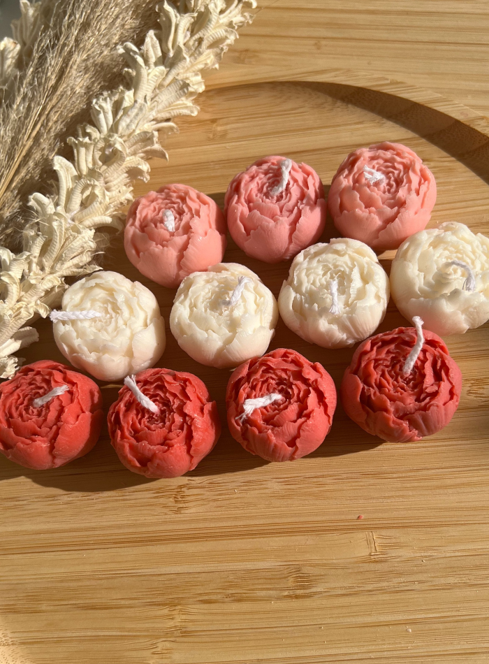 Bougie Fleur La Petite Pivoine