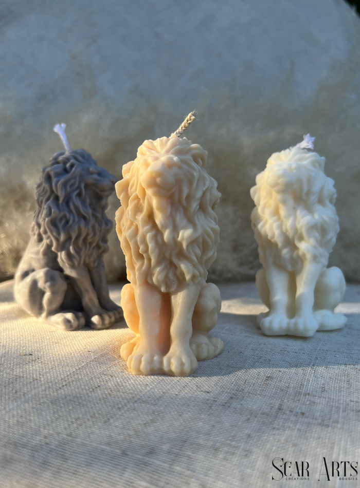 Bougie Lion savane