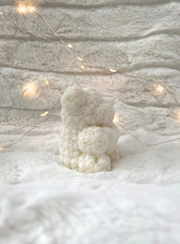 Bougie ourson câlin