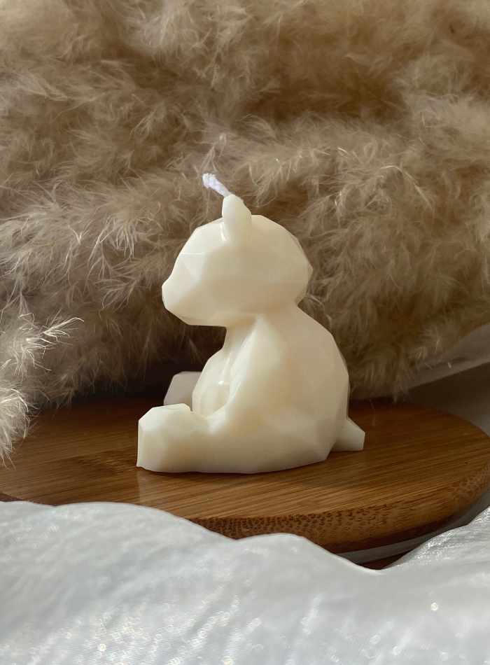 Bougie Ourson Facettes