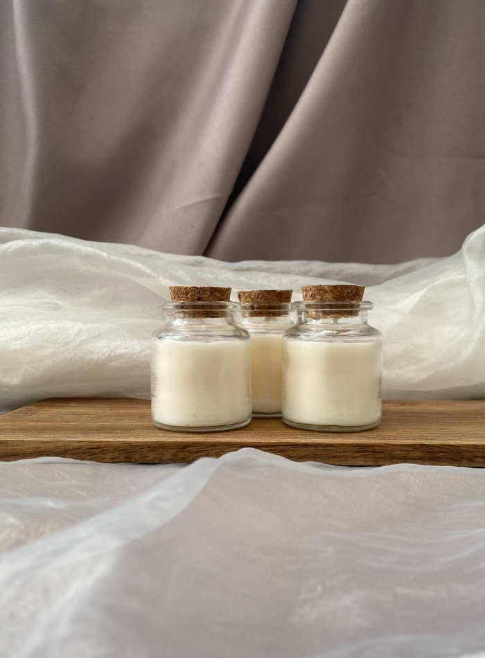 Bougie parfumée – mini pot personnalisé