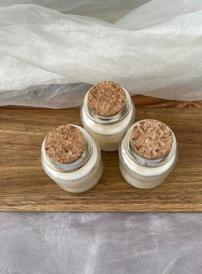 Bougie parfumée – mini pot personnalisé