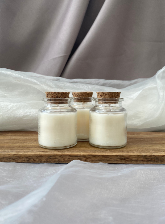 Bougie parfumée – mini pot personnalisé