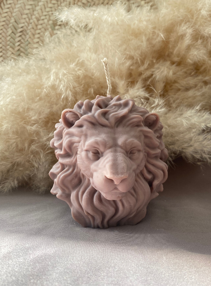 Bougie Tête de Lion
