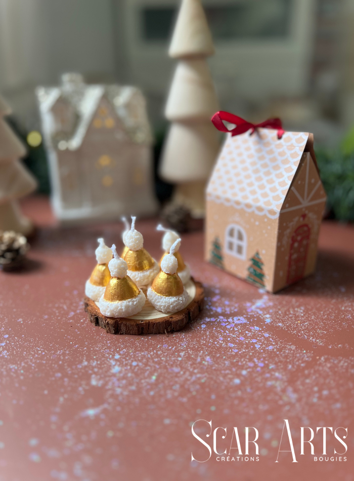 Bougie BONNET DE NOEL