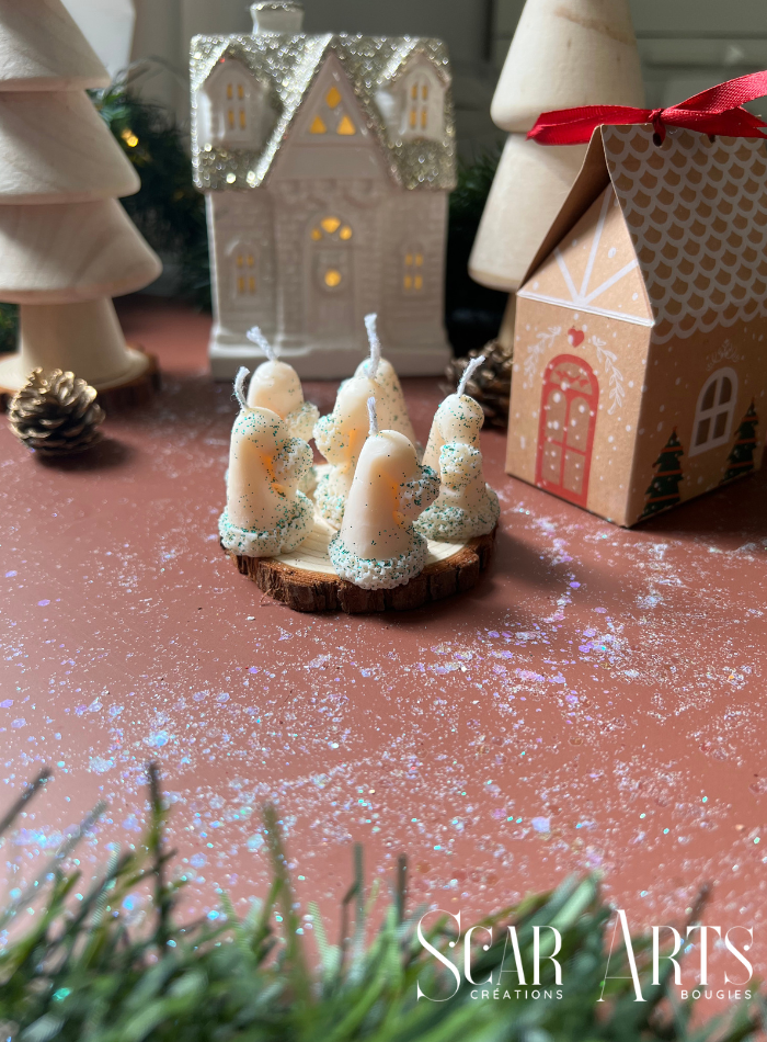 Bougie BONNET DE NOEL