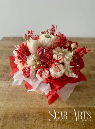 Bouquet de Noël, fleurs éternelles