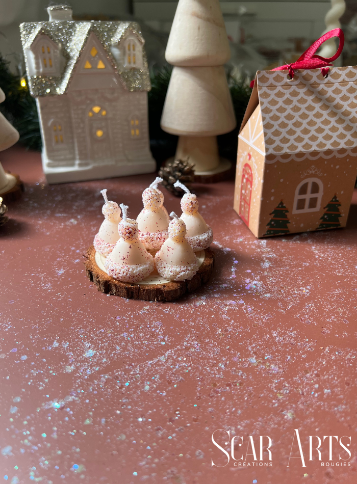 Bougie BONNET DE NOEL