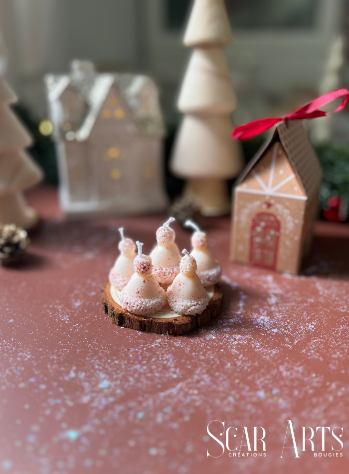 Bougie BONNET DE NOEL