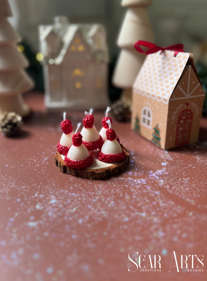 Bougie BONNET DE NOEL